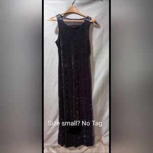 Velvet Maxi Dress in Eggplant